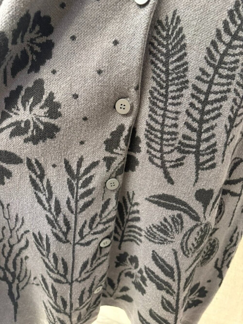 Gudrun Sjoden Dawn Long Cardigan, Ash Grey XL - Picture 6 of 11